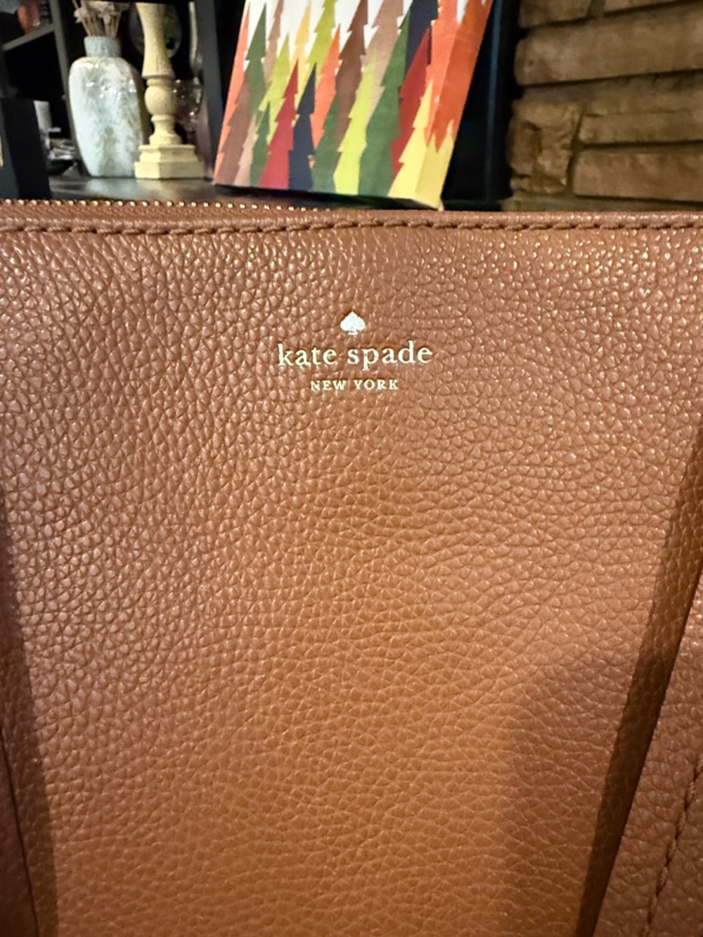 kate spade Leather Tote in Saddle Tan with Tassels - Picture 8 of 16